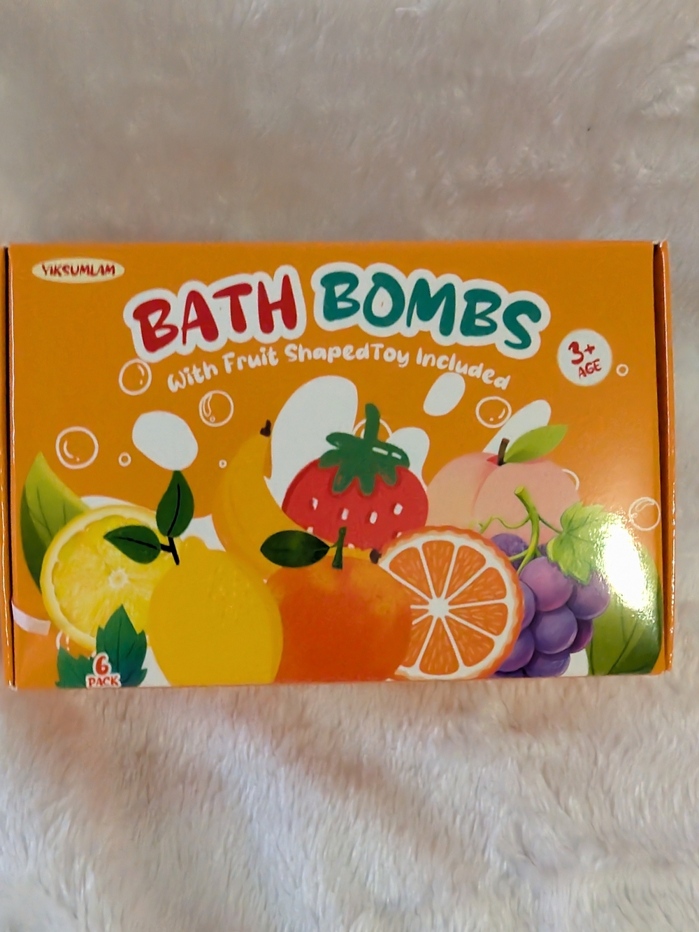 Bath Bombs Fruit Variety with Fruit Toy